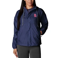 Women's Columbia  Navy St. Louis Cardinals Flash Challenger Full-Zip Windbreaker Jacket