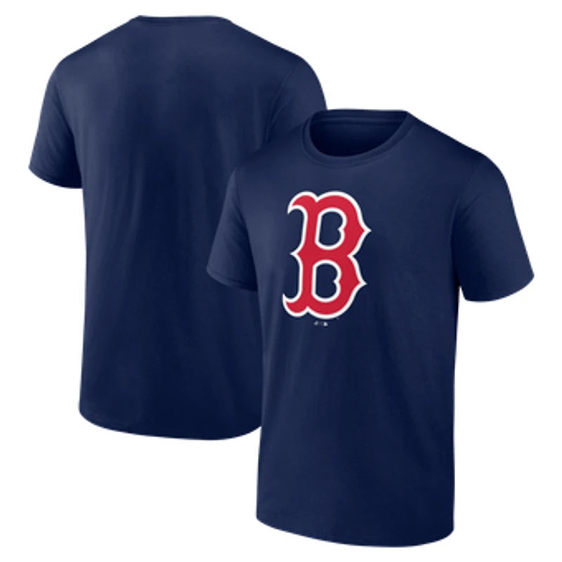 Men's Logo Athletic Navy Boston Red Sox Official Logo T-Shirt