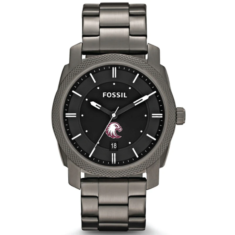Men's Fossil Gray Augsburg Auggies Machine Smoke Stainless Steel Watch