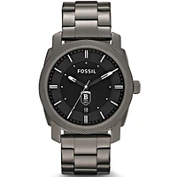 Men's Fossil  Gray Bentley Falcons Machine Smoke Stainless Steel Watch