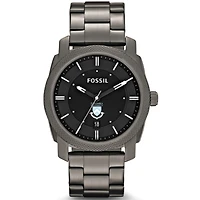 Men's Fossil  Gray Columbia University Machine Smoke Stainless Steel Watch
