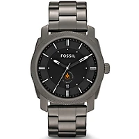 Men's Fossil  Gray Culinary Institute of America Steels Machine Smoke Stainless Steel Watch