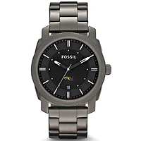 Men's Fossil  Gray Drexel Dragons Machine Smoke Stainless Steel Watch