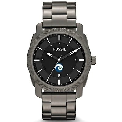 Men's Fossil Gray Eckerd Tritons Machine Smoke Stainless Steel Watch
