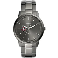 Men's Fossil  Gray Austin Peay State Governors Minimalist Three-Hand Smoke Watch