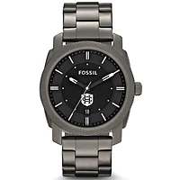 Men's Fossil  Gray Hanover Panthers Machine Smoke Stainless Steel Watch
