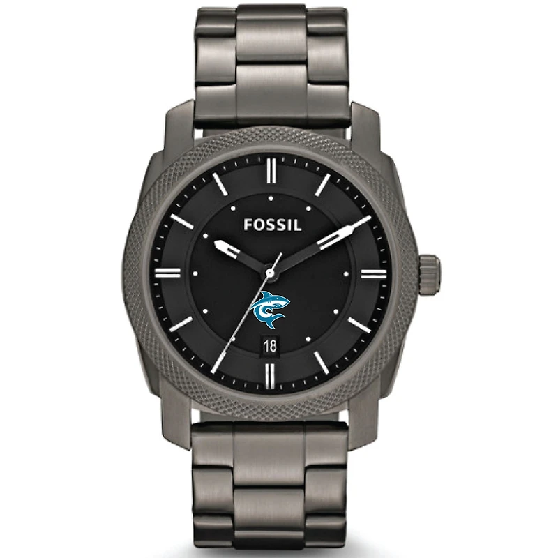 Men's Fossil Gray Hawaii Pacific Sharks Machine Smoke Stainless Steel Watch