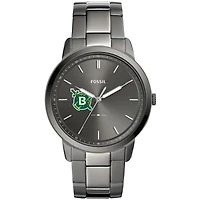 Men's Fossil  Gray Belhaven Blazers Minimalist Three-Hand Smoke Watch