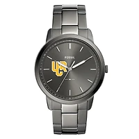Men's Fossil  Gray UC Riverside Highlanders Minimalist Three-Hand Smoke Watch