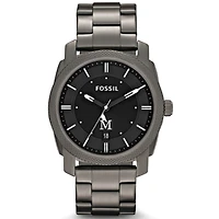 Men's Fossil  Heather Gray Montevallo Falcons Machine Smoke Stainless Steel Watch