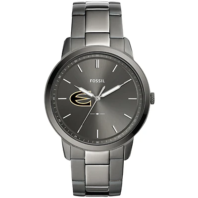 Men's Fossil Gray Emporia State Hornets Minimalist Three-Hand Smoke Watch