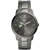 Men's Fossil  Gray Lesley Lynx Minimalist Three-Hand Smoke Watch