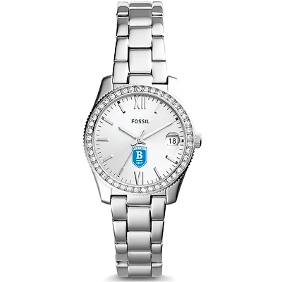 Women's Fossil Silver Bentley Falcons Scarlette Mini Three-Hand Date Watch