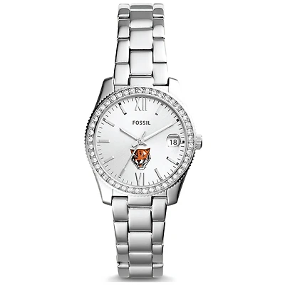 Women's Fossil  Silver Buffalo State Bengals Scarlette Mini Three-Hand Date Watch