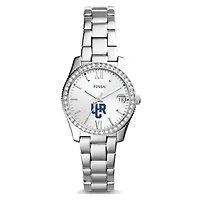 Women's Fossil  Silver UC Riverside Highlanders Scarlette Mini Three-Hand Date Watch