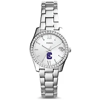 Women's Fossil  Silver Capital University Comets Scarlette Mini Three-Hand Date Watch
