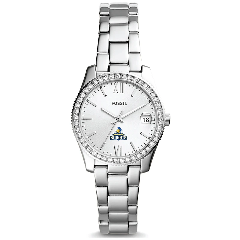 Women's Fossil Silver Carleton Knights Scarlette Mini Three-Hand Date Watch