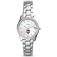 Women's Fossil  Silver Carlow University Celtics Scarlette Mini Three-Hand Date Watch