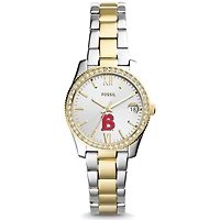 Women's Fossil  Silver/Gold Benedictine Eagles Scarlette Mini Two-Tone Stainless Steel Watch