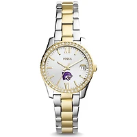 Women's Fossil  Silver/Gold Bethel Wildcats Scarlette Mini Two-Tone Stainless Steel Watch