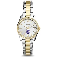 Women's Fossil  Silver/Gold Capital University Comets Scarlette Mini Two-Tone Stainless Steel Watch