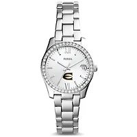 Women's Fossil  Silver Emporia State Hornets Scarlette Mini Three-Hand Date Watch