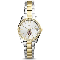 Women's Fossil  Silver/Gold Carlow University Celtics Scarlette Mini Two-Tone Stainless Steel Watch
