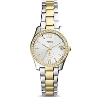 Women's Fossil  Silver/Gold Culinary Institute of America Steels Scarlette Mini Two-Tone Stainless Steel Watch