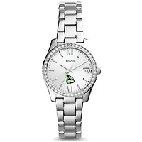 Women's Fossil  Silver Lesley Lynx Scarlette Mini Three-Hand Date Watch