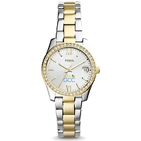 Women's Fossil  Silver/Gold SUNY Genesee Community College Scarlette Mini Two-Tone Stainless Steel Watch