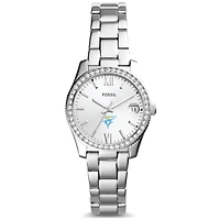 Women's Fossil  Silver LIU Sharks Scarlette Mini Three-Hand Date Watch