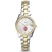 Women's Fossil  Silver/Gold Hanover Panthers Scarlette Mini Two-Tone Stainless Steel Watch