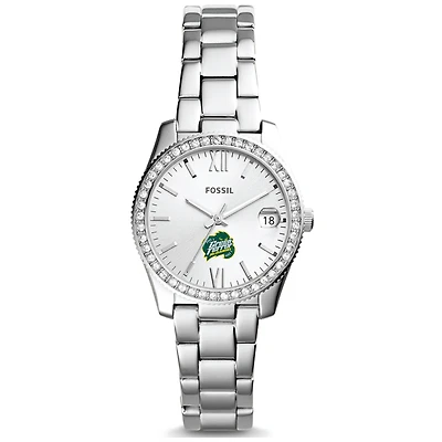 Women's Fossil  Silver McDaniel Green Terror Scarlette Mini Three-Hand Date Watch