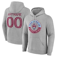 Men's Gray Colorado Rapids The Game Is Everything Personalized Any Name & Number Pullover Hoodie