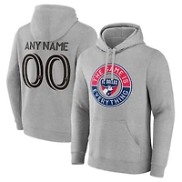 Men's Gray FC Dallas The Game Is Everything Personalized Any Name & Number Pullover Hoodie