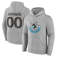 Men's Gray Minnesota United FC The Game Is Everything Personalized Any Name & Number Pullover Hoodie