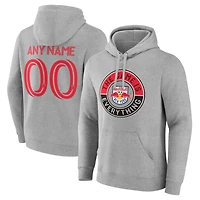 Men's Gray New York Red Bulls The Game Is Everything Personalized Any Name & Number Pullover Hoodie