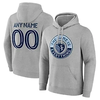 Men's Gray Sporting Kansas City The Game Is Everything Personalized Any Name & Number Pullover Hoodie
