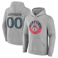 Men's Gray Toronto FC The Game Is Everything Personalized Any Name & Number Pullover Hoodie