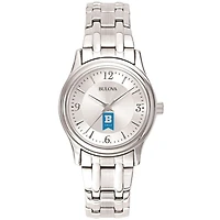 Women's Bulova  Silver University of Baltimore Silver-Tone Dial Stainless Steel Quartz Watch
