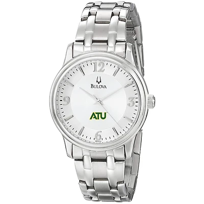 Men's Bulova  Silver Arkansas Tech Wonder Boys Stainless Steel Quartz Watch