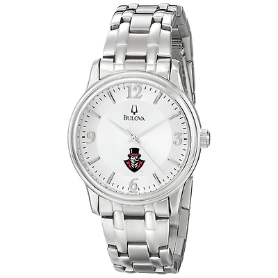 Men's Bulova  Silver Austin Peay State Governors Stainless Steel Quartz Watch
