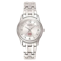 Women's Bulova  Silver Charleston Cougars Silver-Tone Dial Stainless Steel Quartz Watch