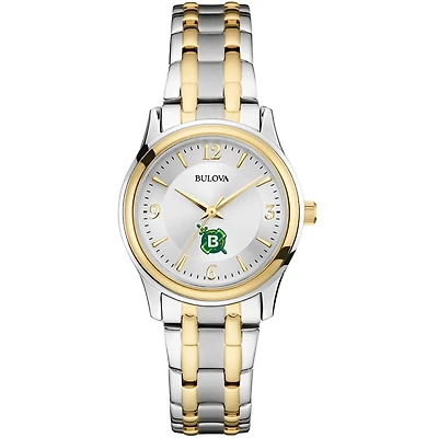 Women's Bulova Silver/Gold Belhaven Blazers Two-Tone Stainless Steel Watch