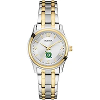 Women's Bulova  Silver/Gold Belhaven Blazers Two-Tone Stainless Steel Watch