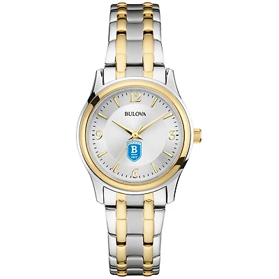 Women's Bulova Silver/Gold Bentley Falcons Two-Tone Stainless Steel Watch