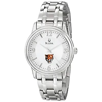 Men's Bulova  Silver Buffalo State Bengals Stainless Steel Quartz Watch