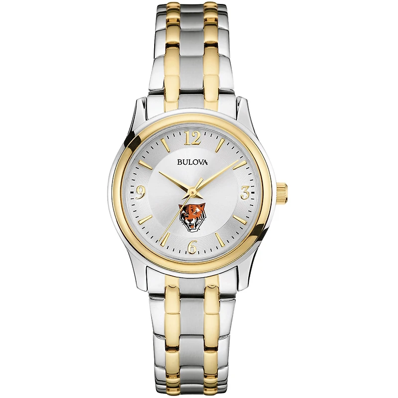 Women's Bulova Silver/Gold Buffalo State Bengals Two-Tone Stainless Steel Watch