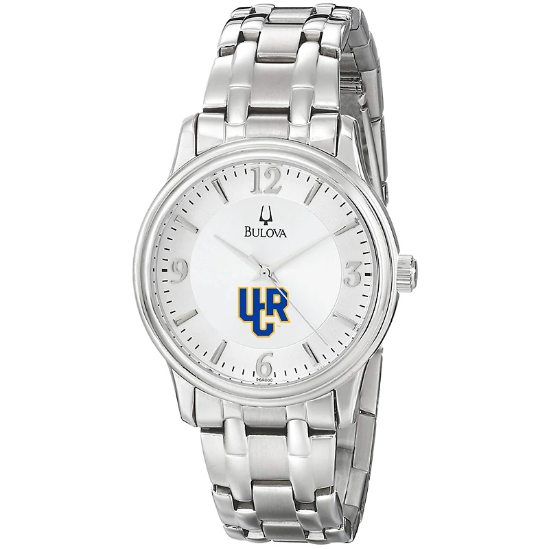 Men's Bulova Silver UC Riverside Highlanders Stainless Steel Quartz Watch