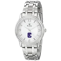 Men's Bulova  Silver Capital University Comets Stainless Steel Quartz Watch